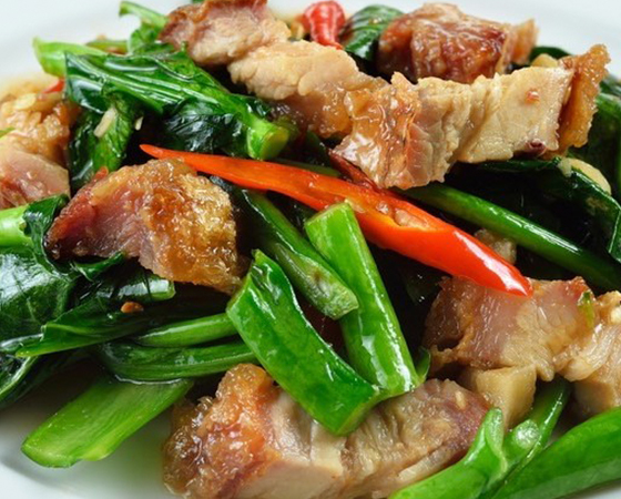 Image: CS2 Chinese Broccoli with Crispy Pork